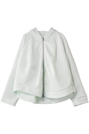 ENFOLD(エンフォルド)｜CIRCLE SOLID HOODIE/フーディ/オフホワイト の