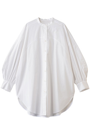 ENFOLD(エンフォルド)｜CIRCLE TUNIC-SHIRT/ホワイト の通販｜ELLESHOP