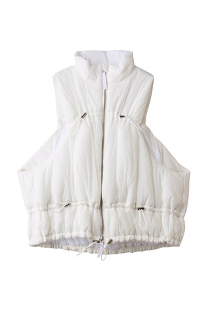 ENFÖLD サイズ38 ホワイトベスト　2024SS ENFÖLD サイズ38 ホワイトベスト 2024SS ENFOLD(エンフォルド