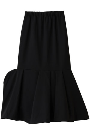 ENFOLD(エンフォルド)｜KEY-HOLE SKIRT/ブラック の通販｜ELLESHOP