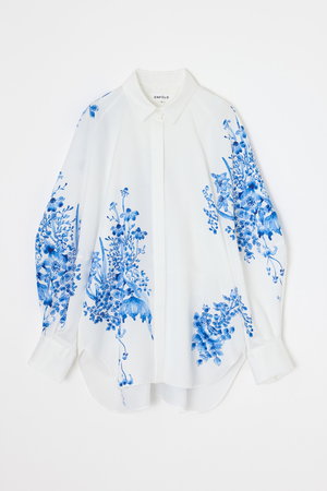 ENFOLD(エンフォルド)｜【12/3 20:00販売開始】CIRCLE DORAPE SHIRT