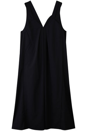 ENFOLD(エンフォルド)｜LAYERED-LIKE JUMPER SKIRT/ダークネイビー の