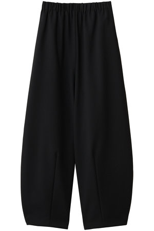 ENFOLD(エンフォルド)｜ROUND TROUSER/ブラック の通販｜ELLESHOP