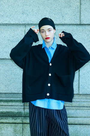 ENFOLD(エンフォルド)｜【1/2 12:00販売開始】BOX WIDE-CARDIGAN