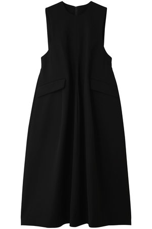 ENFOLD(エンフォルド)｜JUMPER DRESS/ブラック の通販｜ELLESHOP