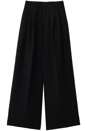 ENFOLD(エンフォルド)｜EXTRA-WIDE PANTS/ブラック の通販｜ELLESHOP
