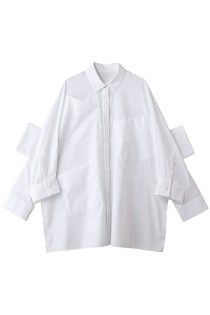ENFOLD(エンフォルド)｜MANY CUFEF SHIRT/ホワイト の通販｜ELLESHOP