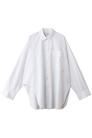 ENFOLD(エンフォルド)｜TWO-WAY BASIC SHIRT/ホワイト の通販