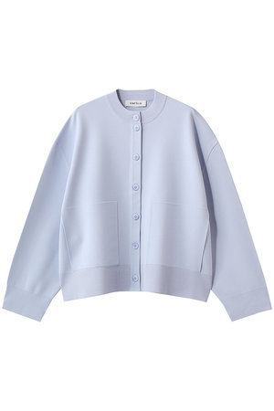 ENFOLD/エンフォルド　COLLAR BOX CARDIGA 38 ENFOLD(エンフォルド)｜WIDE-ARM BOX-CARDIGAN/ライトパープル の通販