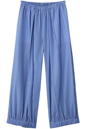 ENFOLD(エンフォルド)｜RELAX ELASTIC-HEM PANTS/ブルー の通販