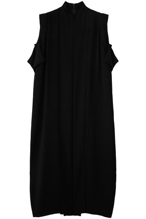 ENFOLD(エンフォルド)｜SHREDDER HEM DRESS/ブラック の通販｜ELLESHOP