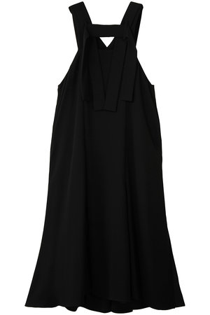 ENFOLD(エンフォルド)｜BACK-CROSS JUMPER-SKIRT/ブラック の通販