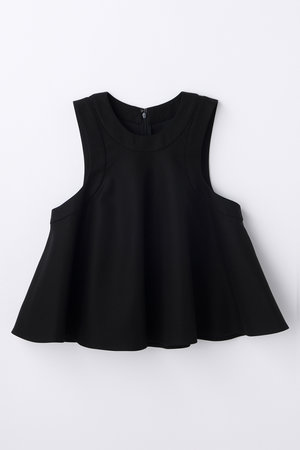 ENFOLD(エンフォルド)｜【5/13 12:00販売開始】CROPPED TOPS/ブラック