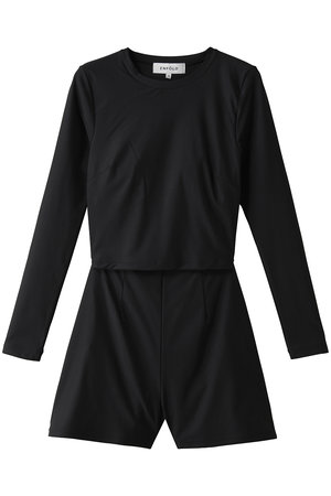 美品 ENFOLD 24AW DRAPE ALL-IN-ONE 36 ドレープ ENFOLD(エンフォルド)｜SEPARATE ALL-IN-ONE/ブラック の通販