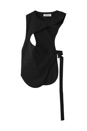 ENFOLD(エンフォルド)｜PEライトジョーゼット Pullover Vest Parts