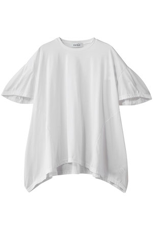 ENFOLD(エンフォルド)｜ライトシルケット天竺 Umbrella T/SH Tシャツ