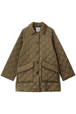 【美品✨】ランバンオンブルー 中綿ツイードコート キルティング 黒 38 中古・古着通販】LANVIN en Bleu (ランバンオンブルー) ドッキング