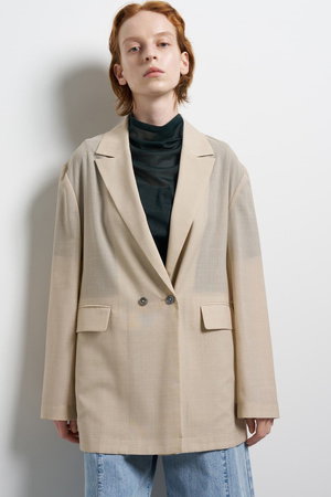 LANVIN en Bleu(ランバン オン ブルー)｜シアーウールテーラード