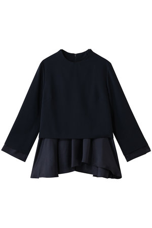 LANVIN en Bleu(ランバン オン ブルー)｜トリアセテートコンビブラウス