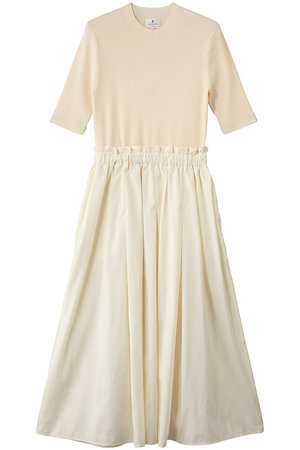 LANVIN en Bleu(ランバン オン ブルー)｜ハーフスリーブニットコンビ