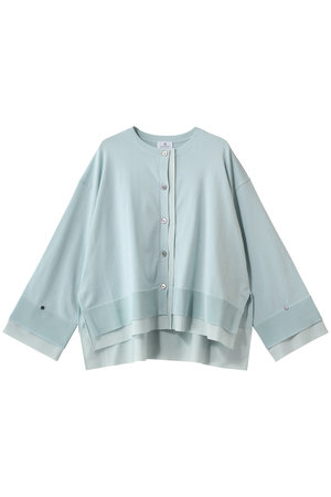LANVIN en Bleu(ランバン オン ブルー)｜シャツトリムニットコンビ
