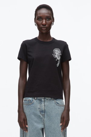 3.1 Phillip Lim(3.1 フィリップ リム)｜マーチ Tシャツ with フラワー