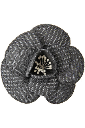 mina perhonen(ミナ ペルホネン)｜trip flower ブローチ/ブルーグレー