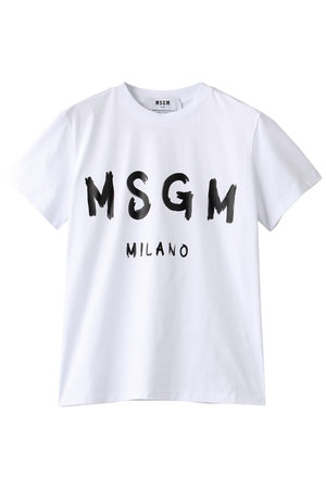 MSGM ロゴ Tシャツ ワンピース XS ブラック-