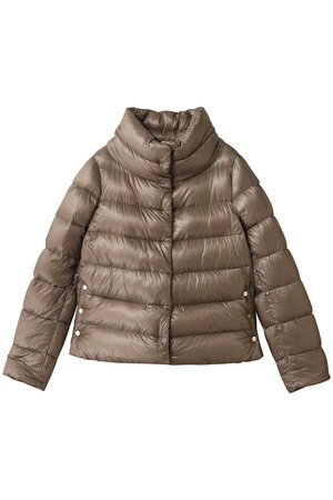 HERNO☆ナイロンパーカー38 HERNO ZIPUP FOODED BLOUSON ヘルノ ストレッチナイロン