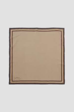 美品 2021 マーガレットハウエル アウトラインボーダー大判スカーフ 3万 ARCHIVE BORDER SCARF | MARGARET HOWELL（マーガレット・ハウエル