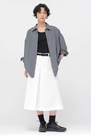 MARGARET HOWELL(マーガレット・ハウエル)｜STIFF COTTON TWILL SKIRT
