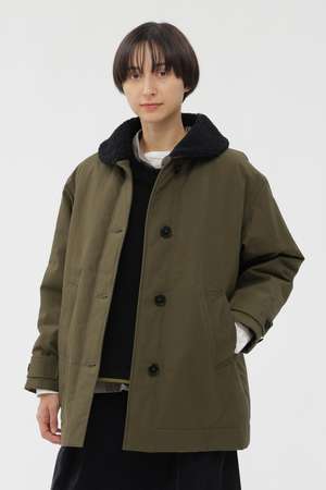 マーガレットハウエル 定価9万円 コットンウールサージ コート カーキ サイズ2 MARGARET HOWELL(マーガレット・ハウエル)｜DRY COTTON CANVAS COAT