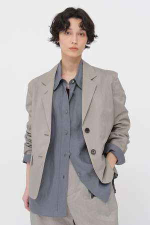 MARGARET HOWELL(マーガレット・ハウエル)｜FINE STRIPE COTTON SILK