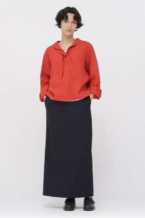 MARGARET HOWELL(マーガレット・ハウエル)｜SUBTLE STRIPE WOOL SKIRT