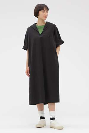 MARGARET HOWELL(マーガレット・ハウエル)｜SANDED COTTON LINEN DRESS