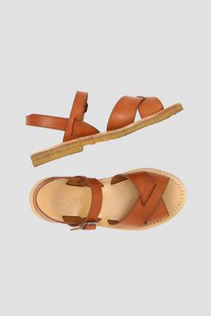 MARGARET HOWELL(マーガレット・ハウエル)｜LEATHER SANDALS/ブラウン