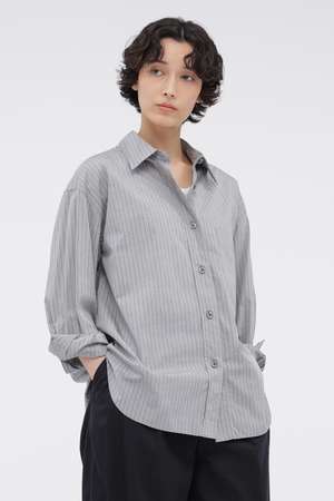 MARGARET HOWELL(マーガレット・ハウエル)｜FINE COTTON STRIPE SHIRT