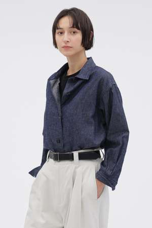 MARGARET HOWELL(マーガレット・ハウエル)｜COTTON LINEN DENIM SHIRT