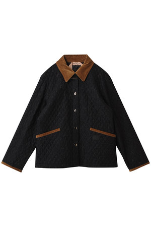 N°21(ヌメロ ヴェントゥーノ)｜キルティング ブルゾン/ブラック