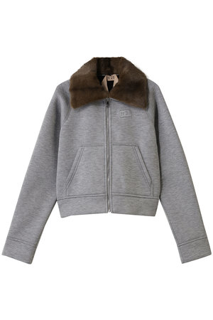 N°21(ヌメロ ヴェントゥーノ)｜フェイクファーカラージップアップ