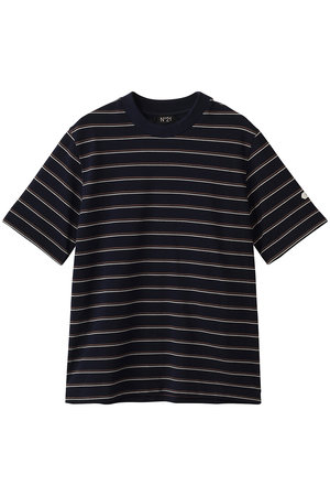N°21(ヌメロ ヴェントゥーノ)｜【MEN】ボーダー Tシャツ/ブルー の通販