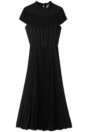 N°21(ヌメロ ヴェントゥーノ)｜ギャザーフリル プリーツドレス