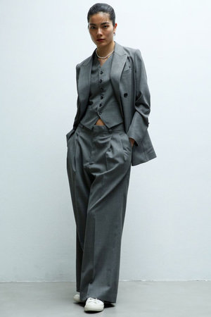 MADISONBLUE(マディソンブルー)｜VEST W TRO ベスト/グレー の通販