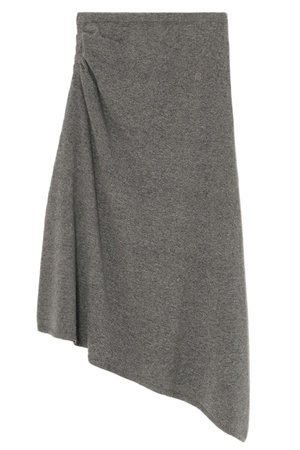 完売 マディソンブルー LOW WAIST STRAIGHT スカート グレー MADISONBLUE / マディソンブルー】SWEAT SKIRT（ロング・マキシ丈