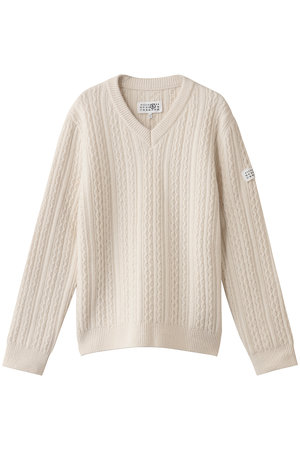 MM6 Maison Margiela(エムエム6 メゾン マルジェラ)｜Vネック ニット