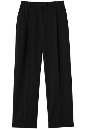 The Row ピンタックパンツ ブラック サイズ2 ザロウ THE ROW | ザ ロウ（ザ ロー)｜FINI PANT/ブラック の通販｜ELLESHOP