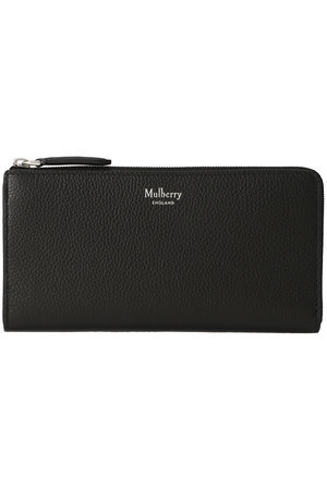 Mulberry(マルベリー)｜CONTINENTAL LONG ZIP AROUND WALLET/ブラック 