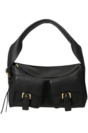 mulberryの牛皮型押し黒バッグ❗️お値下げしました mulberry