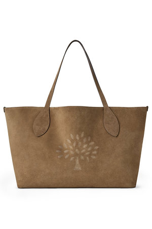 Mulberry(マルベリー)｜OVERSIZED SUEDE TOTE/サルコームサンド の通販