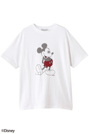 Americana(アメリカーナ)｜Mickey / ショートスリーブTシャツ/ホワイト